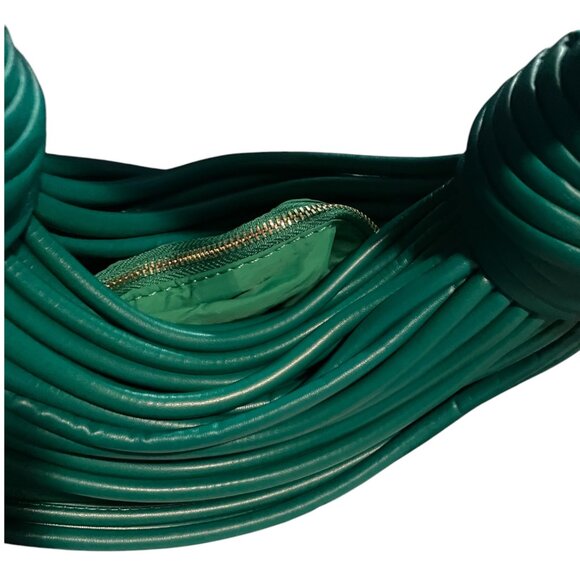 Handwoven Double Knot Noodle Rope PU Leather Jodie Bag - Picture 2 of 4